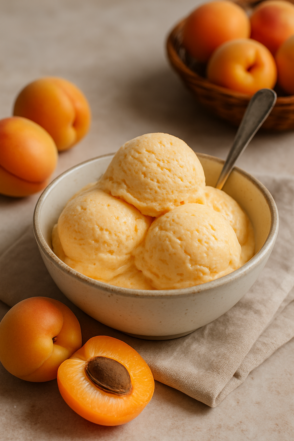 Gelato all'Albicocca Fatto in Casa: Ricetta Facile con la Gelatiera TooA Family